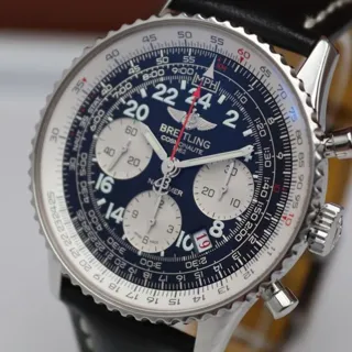 Breitling Navitimer Cosmonaute AB0210 43mm Stainless steel Blue