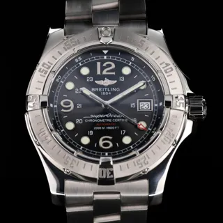 Breitling Superocean A1739010B772 44mm Stainless steel Black