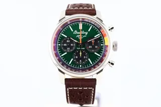 Breitling Top Time AB0176 41mm Stainless steel Green