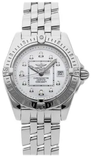 Breitling Cockpit A7135612/A582 32mm Stainless steel white$mother of pearl$diamond