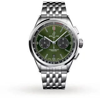 Breitling Premier B01 17531589 42mm Stainless steel Green