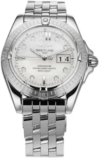 Breitling Cockpit A49350 41mm Stainless steel Mother of Pearl$Black