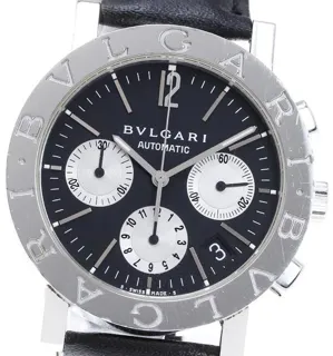 Bulgari Bulgari BB38SLCH 38mm Stainless steel Black