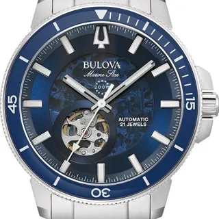 Bulova Marine Star 96A289 45mm Stainless steel Blue