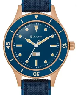 Bulova 98A325 41mm Bronze Blue