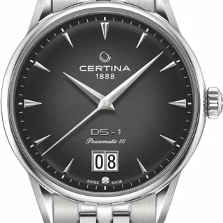 Certina DS-1 C029.426.11.051.00 41mm Stainless steel Black