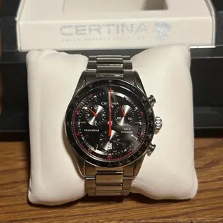 Certina DS-2 C024.447.44.051.00 41mm Stainless steel Black