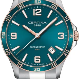 Certina DS-8 C033.851.21.097.00 42mm Stainless steel Green