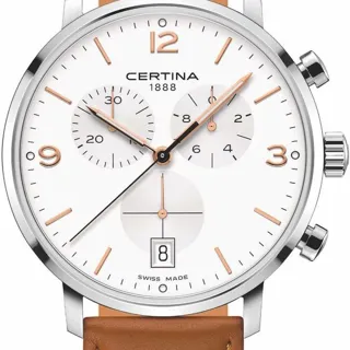 Certina DS Caimano C035.417.16.037.01 42mm Stainless steel Silver