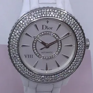 Dior VIII CD1245E5C001 38mm Ceramic White