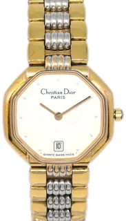 Dior Octagon 48 133 25mm Stainless steel and Gold-plated