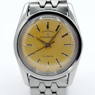 Eterna Matic 34.5mm Stainless steel Yellow