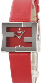 Fendi F100101901 20mm Stainless steel Red