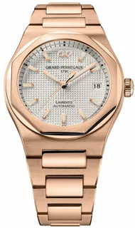 Girard-Perregaux Laureato 81005-52-132-52A 38mm Rose gold Silver