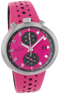 Junghans Kollektion 1972 Competition PINK Edition 27/4406.00 Stainless steel pink