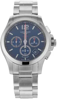 Longines Conquest L3.717.4 42mm Stainless steel Blue