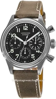 Longines Heritage L2.816.4.53.2 41mm Stainless steel Black