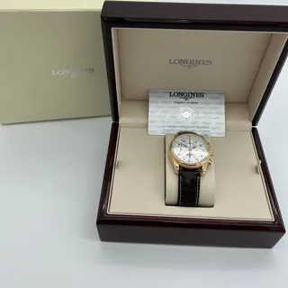 Longines Master Collection L2.673.8 39mm Yellow gold and Stainless steel White