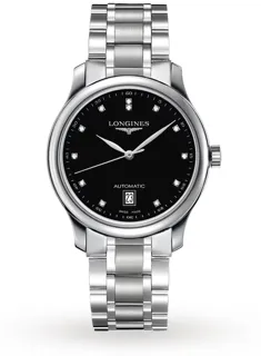 Longines Master Collection L2.628.4.57.6 38.5mm Stainless steel Black