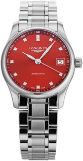 Longines Master Collection L23574086 34mm Stainless steel Orange