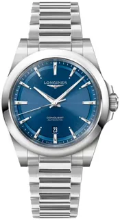 Longines Conquest L38304926 41mm Stainless steel Blue