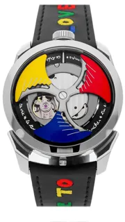 M.A.D. Editions 1 x Jean-Charles de Castelbajac 1 TIME TO LOVE MAD1TIMETOLOVE Stainless steel multicolored