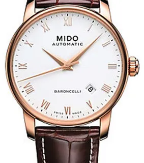 Mido Baroncelli II M8600.2.26.8 38mm Stainless steel White