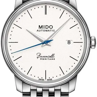 Mido Baroncelli III M027.407.11.010.00 39mm Stainless steel White