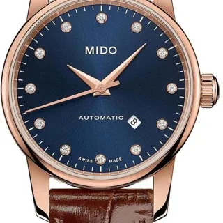 Mido Baroncelli M7600.3.65.8 29mm Stainless steel Blue