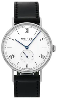 NOMOS Ludwig 234 37.5mm Stainless steel galvanized white silver-plated