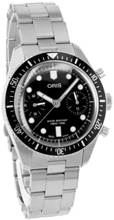 Oris Divers 01 771 7791 4054-07 8 20 18 Stainless steel Black