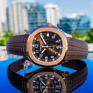 Patek Philippe Aquanaut 5167R-001 40mm Rose gold Brown