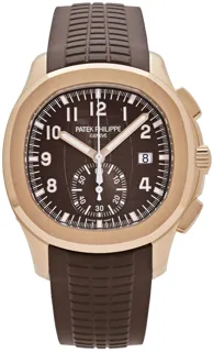 Patek Philippe Aquanaut 5968R-001 42mm Rose gold Brown