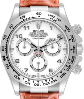 Rolex Daytona 116519 40mm White gold White