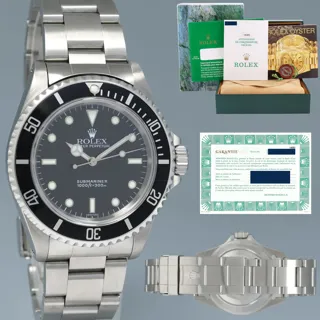 Rolex No-Date Submariner 14060M Stainless steel Black