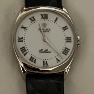 Rolex Cellini 4129/9 White gold White