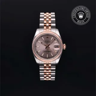 Rolex Datejust 31 178271 Oystersteel$Everose Gold Pink