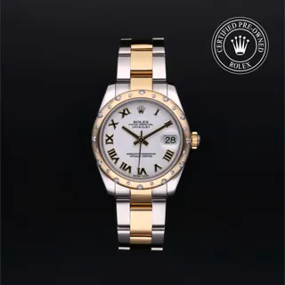 Rolex Datejust 31 178343 Yellow gold White