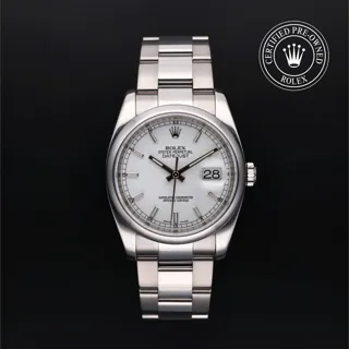 Rolex Datejust 116200 Oystersteel White