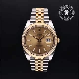 Rolex Datejust 41 126333 Yellow gold Champagne