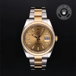 Rolex Datejust 41 126333 Yellow gold Champagne