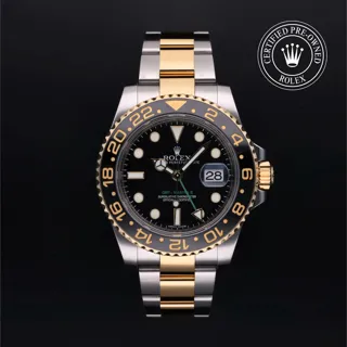 Rolex GMT-Master II 116713LN Yellow gold Black