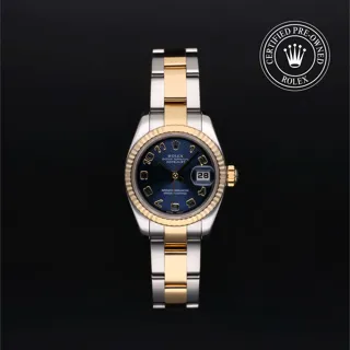 Rolex Lady-Datejust 179173 Yellow gold Blue