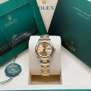 Rolex Lady-Datejust 279163-0002 Yellow gold and Stainless steel Champagne