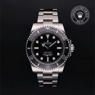 Rolex Submariner 114060 Oystersteel Black