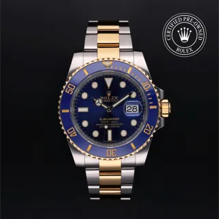 Rolex Submariner Date 116613LB Oystersteel$Yellow Gold Blue