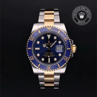 Rolex Submariner Date 116613LB Oystersteel$Yellow Gold Blue