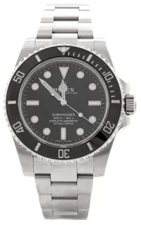 Rolex Submariner (No Date) 114060 40mm Stainless steel Black