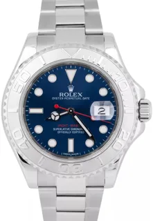 Rolex Yacht-Master 116622-0001 Platinum and Stainless steel Blue