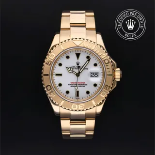 Rolex Yacht-Master 40 16628 18k yellow gold White